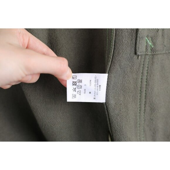 NWT Ts(s) Cotton Jacket SZ 3 / Large Olive Green $745 - Picture 11 of 13